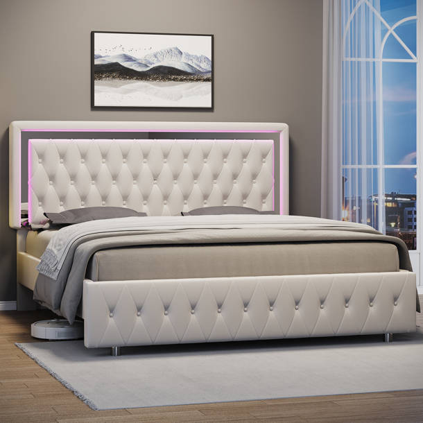 Willa Arlo Interiors Epworth Upholstered Platform Bed And Reviews Wayfair